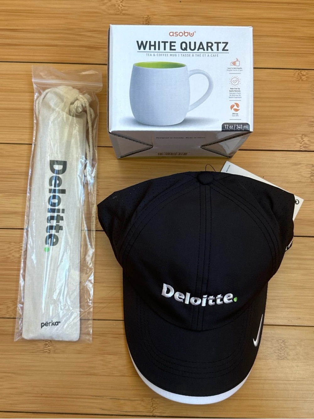 Deloitte bundle - mug, reusable straw, cap